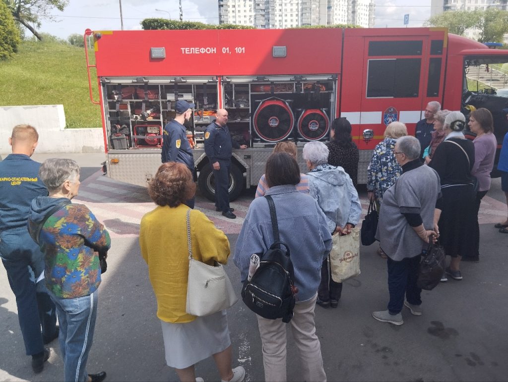 лекция для жителей от пожарных